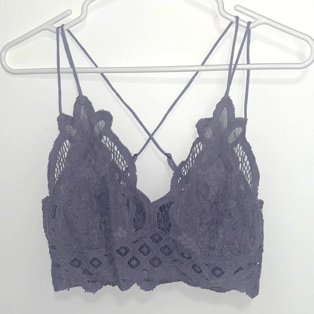 Free People Adella Smocked Bralette - Picture 2 of 5